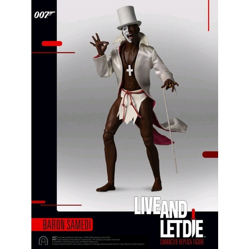 James Bond: Live and Let Die - Baron Samedi 12" 1:6 Scale Action Figure (Free Shipping)