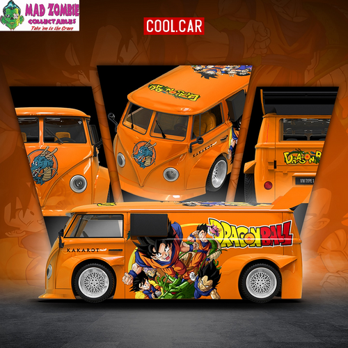 Cool Car 1/64 -  Volkswagen T1 Dragon Ball Z Livery - (PRE-ORDER)