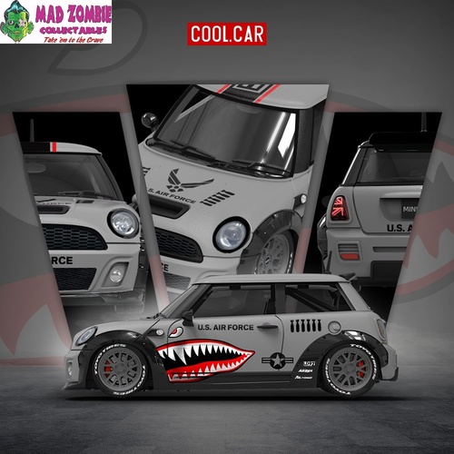 Cool Car 1/64 - MINI COOPER Shark Mouth Livery - (PRE-ORDER)