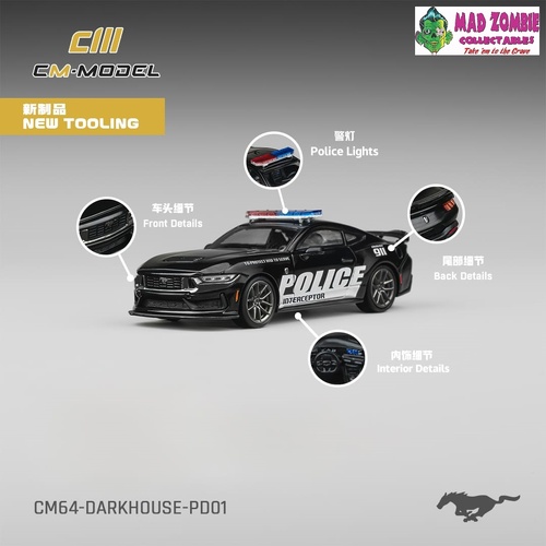CM Model 1/64 -  Ford Dark Horse Police car - PRE-ORDER
