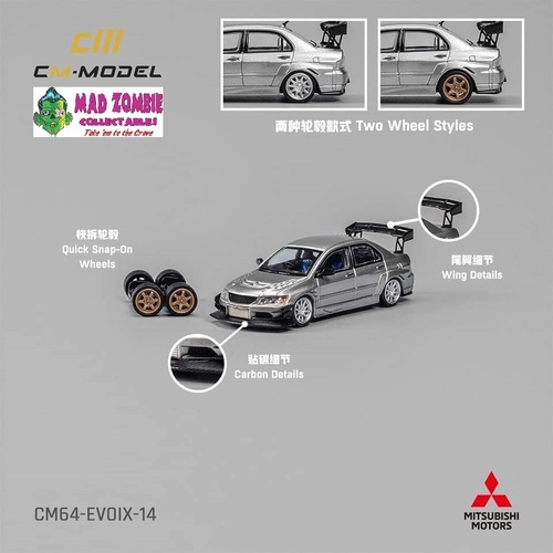 CM Model 1/64 - Misubishi Lancer EVO IX Widebody