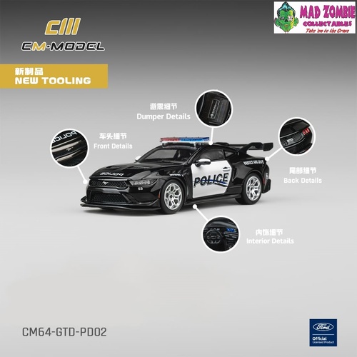 CM Model 1/64 - Ford GTD Police Car - PRE-ORDER