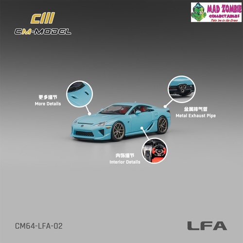 CM Model 1/64 - Lexus LFA Baby Blue