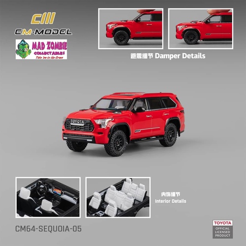 CM Model 1/64 - Toyota Sequoia Red - PRE-ORDER