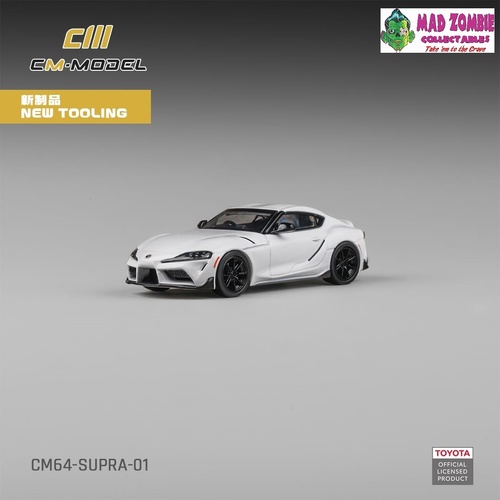 CM Model 1/64 - Toyota Supra GR(A90) White - PRE-ORDER