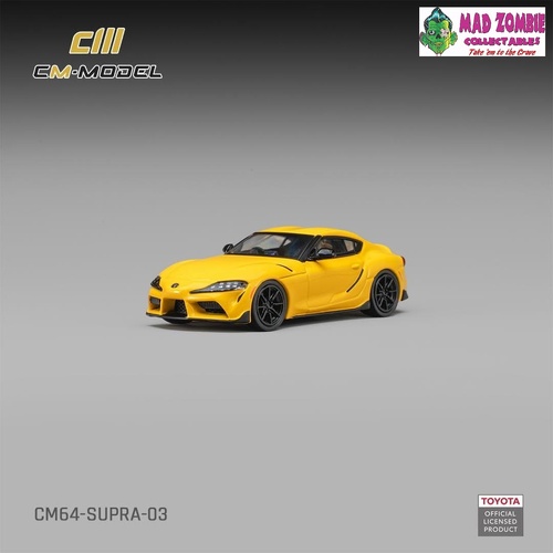 CM Model 1/64 - Toyota GR Supra Nitro Yellow - PRE-ORDER