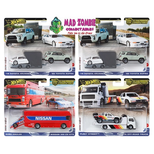 Hot Wheels 1/64 Team Transport 2024 D Case Assortment