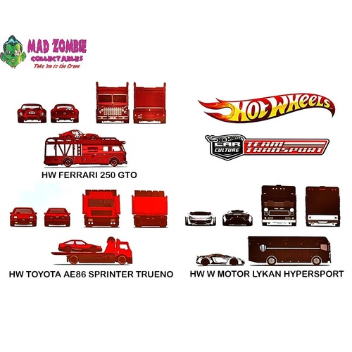 Hot Wheels 1/64 Team Transport 2025 H Case Assortment (FACTORY SEALED) - (PRE-ORDER)