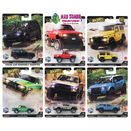Hot Wheels 1/64 Car Culture 2024 H Case – HW Off Road (SET OF 5) - PRE-ORDER