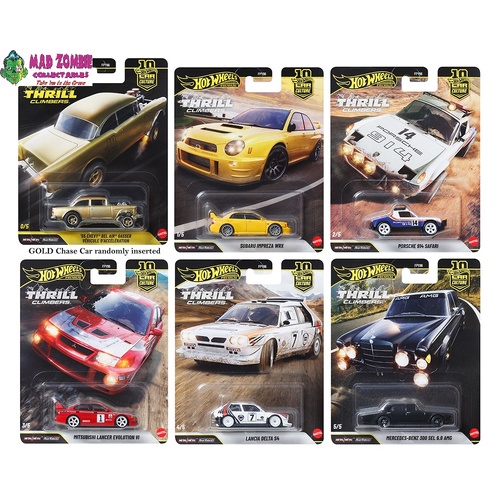 Hot Wheels 1/64 10th Anniversary 2026 Q Case – Thrill Climbers 5 Assortment - (PRE-ORDER)