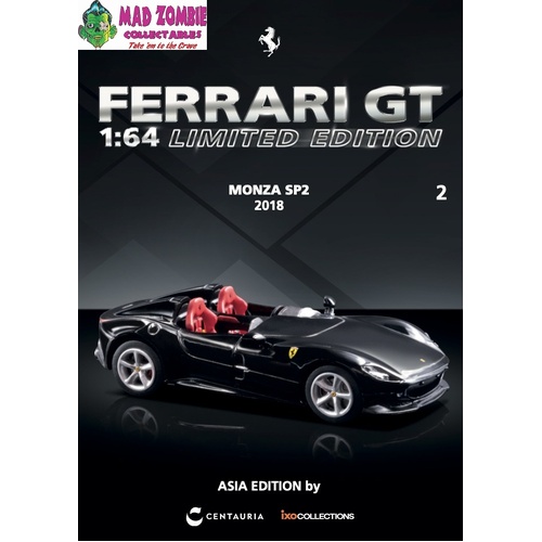 Tarmac Works Hobby 64 - FERRARI MONZA SP2 2018 with Magazine English Version  (PRE-ORDER)