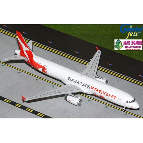 Gemini Jets - 1/200 Qantas Freight A321P2F Vh-Xf4 "Santa's Freight" Titles - PRE-ORDER