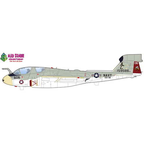 Hobby Master - 1/72 EA-6B Prowler 159586, VAQ-138, USS Saratoga, 1977  - (PRE-ORDER)