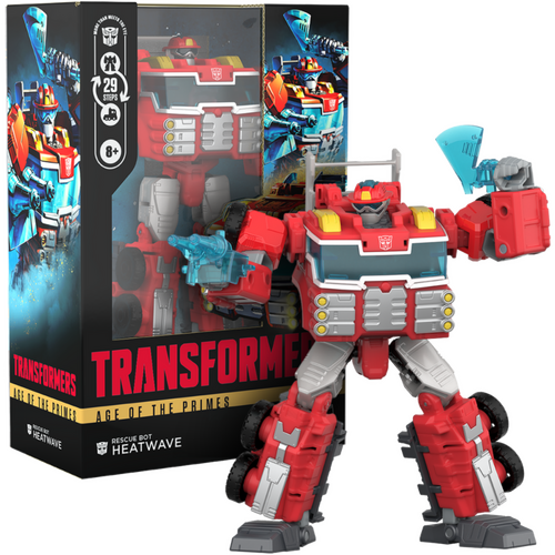 Transformers - Rescue Bot Heatwave Age of the Primes Voyager Class 7" Action Figure