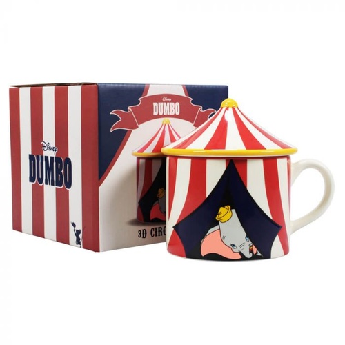 Dumbo Shaped Coffee Mug with Lid - Circus