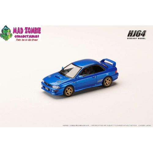 Hobby Japan - SUBARU Impreza PURE SPORTS COUPE WRX type R STi Version BLUE - PRE-ORDER