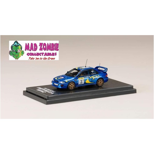 Hobby Japan x Ignition Model 1/64 Scale - Subaru Impreza WRC 1997  #3 (Monte Carlo)