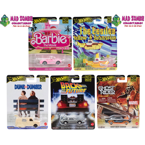 Hot Wheels 1/64 Pop Culture H Case 2025 Assortment 