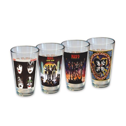KISS Pint Glass Set - 4 Pack