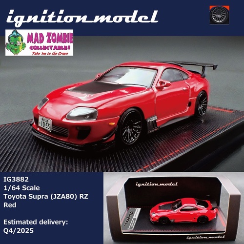 Ignition Model 1/64 Scale - Toyota Supra (JZA80) RZ Red - PRE-ORDER