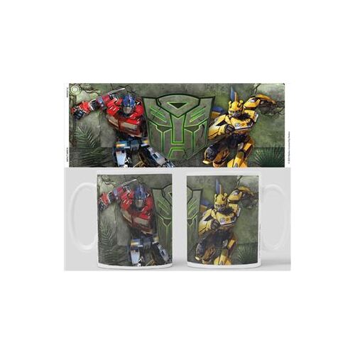 Transformers - Scene and Logo - White Coffee Mug