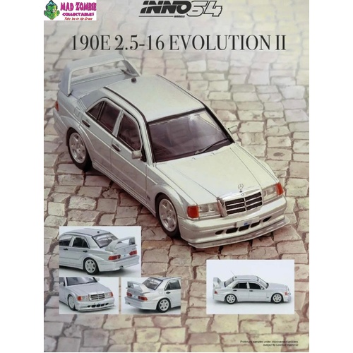 Inno 64 - MERCEDES BENZ 190E Silver - (PRE-ORDER)