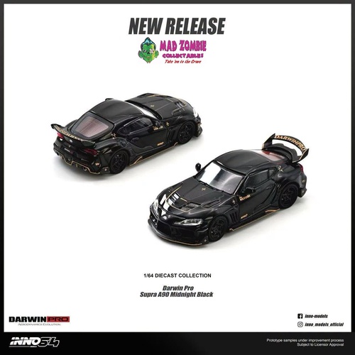 Inno64 - DARWIN PRO Supra A90 Gloss Black  - (PRE-ORDER)