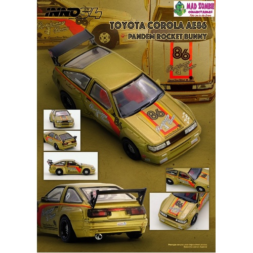 Inno 64 - PANDEM ROCKET BUNNY AE86 Levin - (PRE-ORDER)