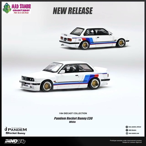 Inno64 - PANDEM ROCKET BUNNY E30 White - (PRE-ORDER)