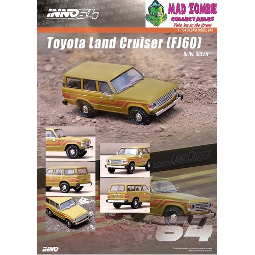 Inno 64 - Toyota Land Cruiser FJ60 Olive Green