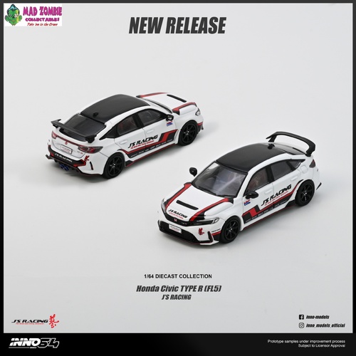 Inno64 - HONDA CIVIC (FL5) J'S RACING - (PRE-ORDER)