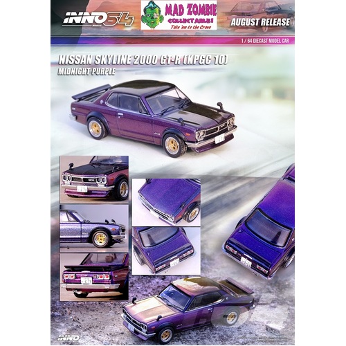 Inno 64 - Nissan Skyline 2000 GT-R (KPGC10) Midnight Purple II