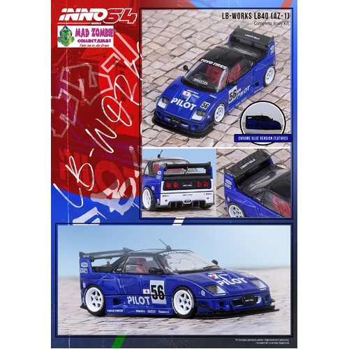 Inno 64 - MAZDA AZ-1 LIBERTY WALK LB40 "PILOT" - (PRE-ORDER)
