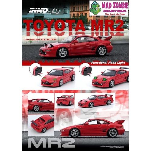 Inno 64 - TOYOTA MR2 (SW20) Red - (PRE-ORDER)