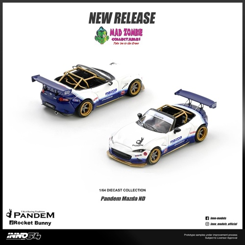 Inno 64 - Mazda MX-5 (ND) Miata "PANDEM ROCKET BUNNY" V1.0 - (PRE-ORDER)