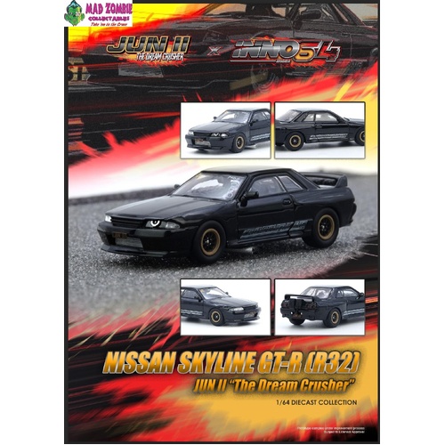 Inno 64 - Nissan Skyline GT-R (R32) Jun II “World Fastest Street Legal Skyline” Australian Special Edition - (PRE-ORDER)