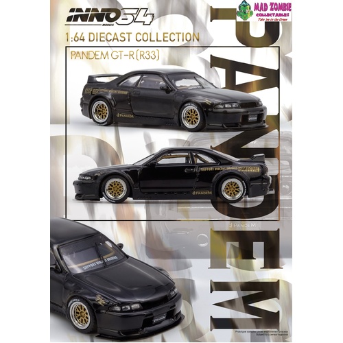 Inno 64 - PANDEM GT-R (BCNR33) Black - (PRE-ORDER)