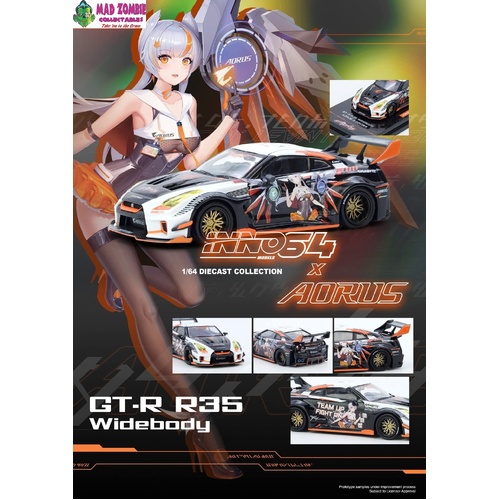 Inno 64 - GT-R R35 WIDEBODY AORUS X INNO64 Limited Edition - (PRE-ORDER)