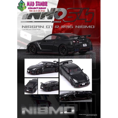 Inno 64 - NISSAN GT-R (R35) NISMO Black - (PRE-ORDER)