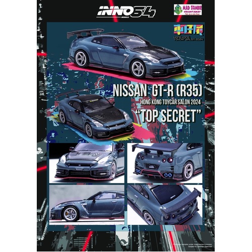 Inno 64 - NISSAN GT-R (R35) NISMO 2024 Tuned by "TOP SECRET" Hong Kong Toy Car Salon Special Edition 