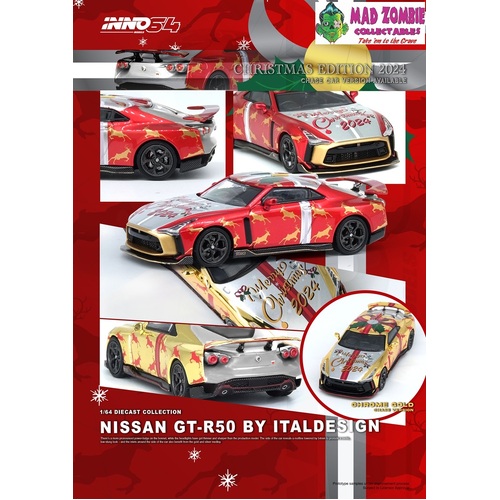 Inno 64 - NISSAN GT-R50 "X'MAS 2024" Special Edtion Limited Produced Quantity
