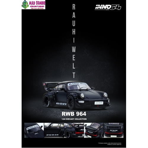 Inno 64 - RWB 964 Black Matt - (PRE-ORDER)