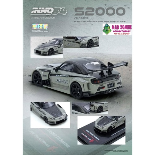 Inno64 - Hong Kong Toy Car Salon Exclusive - Honda J’s Racing HK Toycar Salon 2025 - (PRE-ORDER)