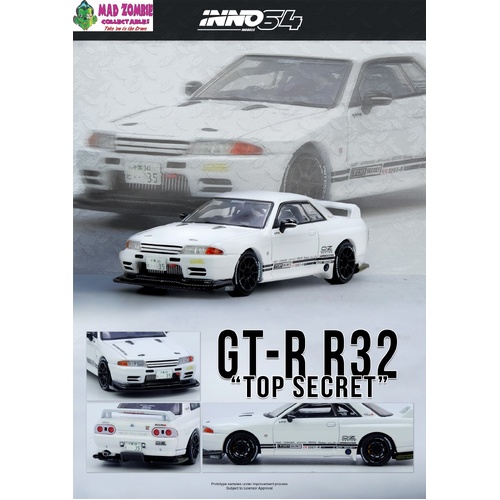 Inno 64 - TOP SECRET VR32 GT-R White - (PRE-ORDER)