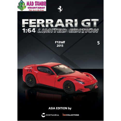 Tarmac Works Hobby 64 - FERRARI F12 TDF 2015 with Magazine English Version  (PRE-ORDER)