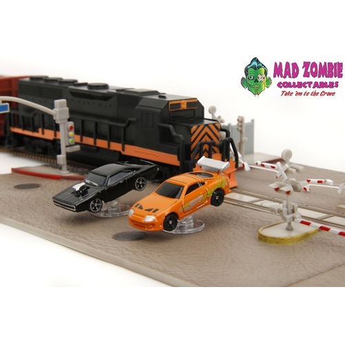 Jada Nano Hollywood Rides Fast & Furious Diorama - Nano Train Scene
