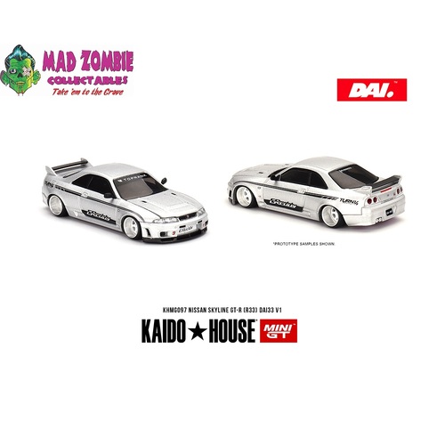 Kaido House x Mini GT 1/64 - Nissan Skyline GT-R (R33) DAI33 V1 – Limited Edition