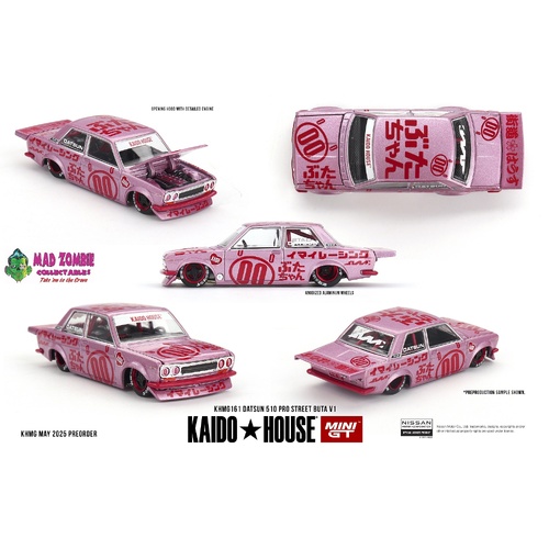 MINI GT x KAIDO HOUSE 1/64 - Datsun 510 Pro Street Buta V1  - PRE-ORDER