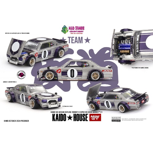 Kaido House X Mini GT 1/64 - Nissan Skyline GT-R (KPGC10) Kaido Works V1 - (PRE-ORDER)