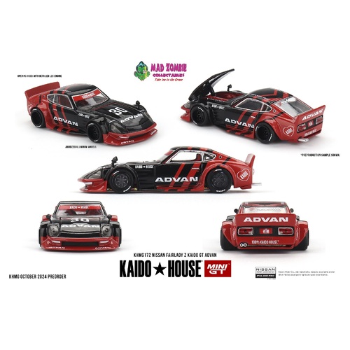 Kaido House X Mini GT 1/64 - Nissan Fairlady Z Kaido GT ADVAN - (PRE-ORDER)